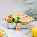 BAMBOO LUNCH BOX-MINT GREEN