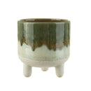 MOJAVE GLAZE GREEN PLANTER