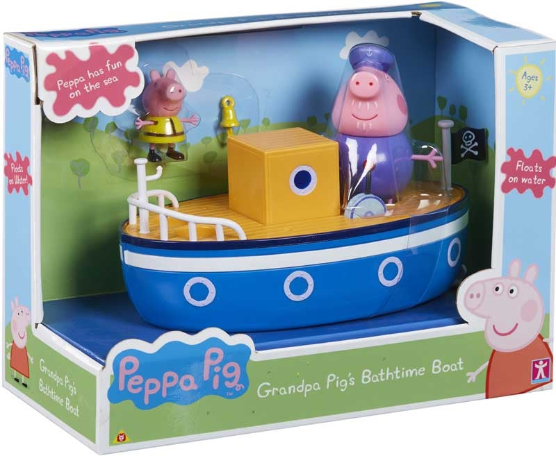 PEPPA PIG TOYS-GRANDPA PIGS BATHTIME BOAT