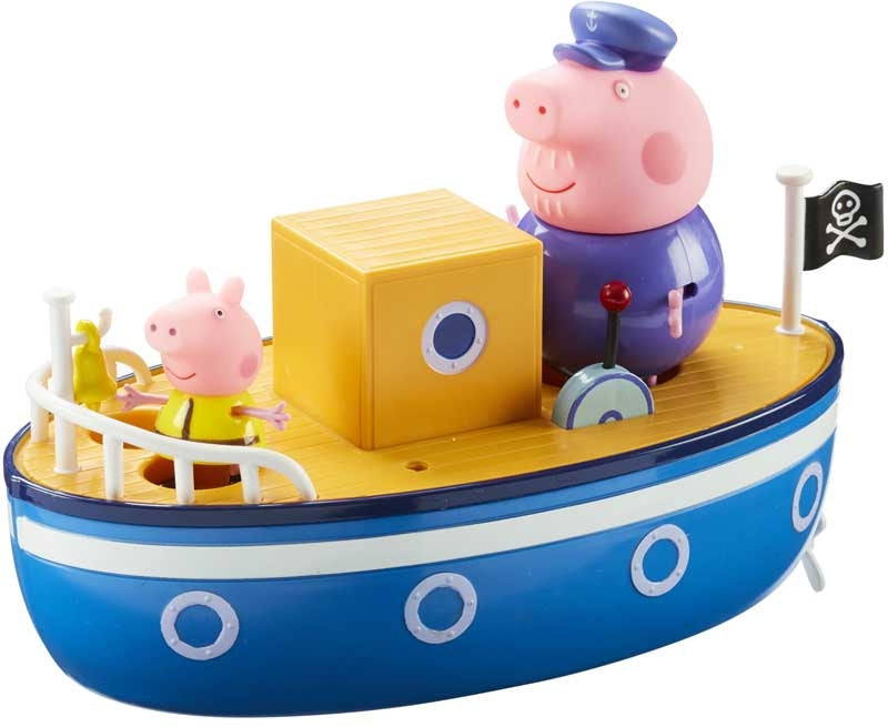 PEPPA PIG TOYS-GRANDPA PIGS BATHTIME BOAT