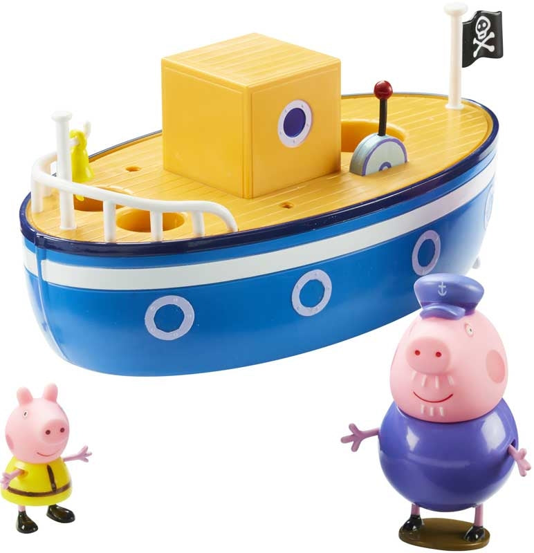 PEPPA PIG TOYS-GRANDPA PIGS BATHTIME BOAT