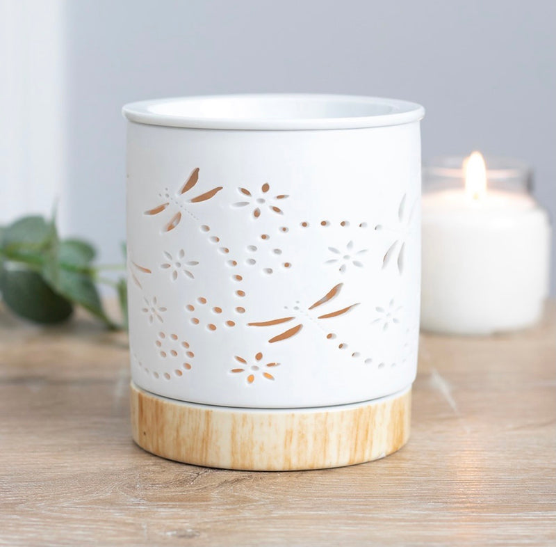 Dragonfly Matte Ceramic Oil Burner
