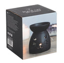 CAT CUT OUT OIL BURNER-BLACK-CERAMIC