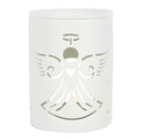 WHITE ANGEL CUT OUT OIL BURNER-CERAMIC- OIL OR WAX