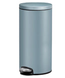 EKO EVA 30 Litre Waste Bin-Silver and Blue Colour