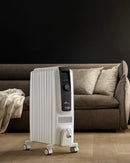 De'Longhi Dragon 4 Oil Filled 2kW Radiator in White- TRDX40820E