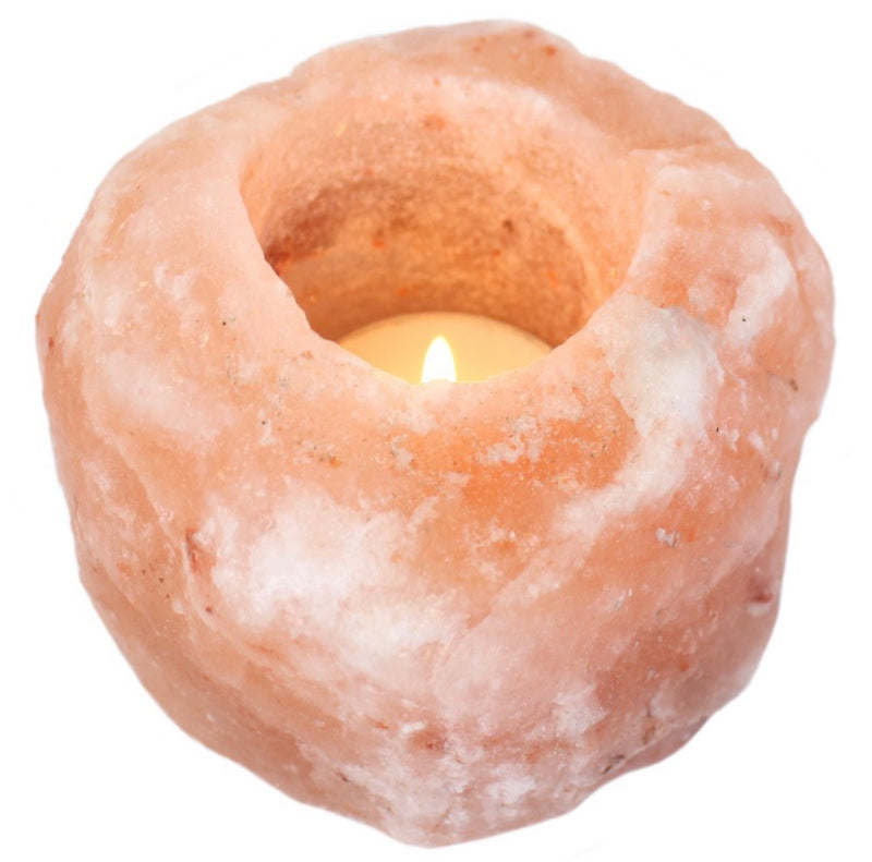 SINGLE SALT CANDLE HOLDER