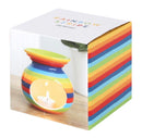 RAINBOW STRIPE OIL BURNER-CERAMIC