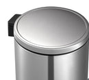 EKO EVA 30 Litre Waste Bin-Silver and Blue Colour