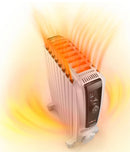 De'Longhi Dragon 4 Oil Filled 2.5kW Radiator in White-TRDX41025E